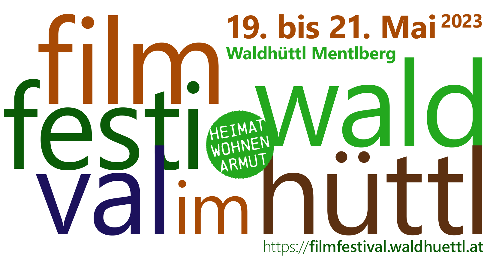 filmfestival im Waldhüttl - Sujet für 2023